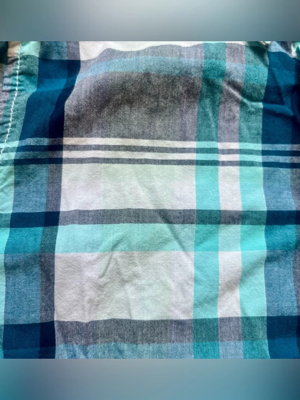 Boy’s Long Sleeve Plaid Button Down Top